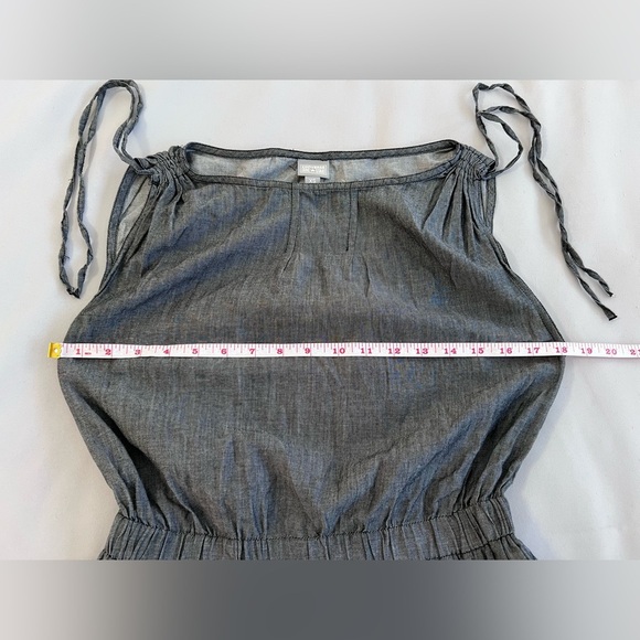 Converse All-Star Midi Dress Women's Sz XS Dark Gray Sleeveless 100% Cotton - Picture 5 of 9